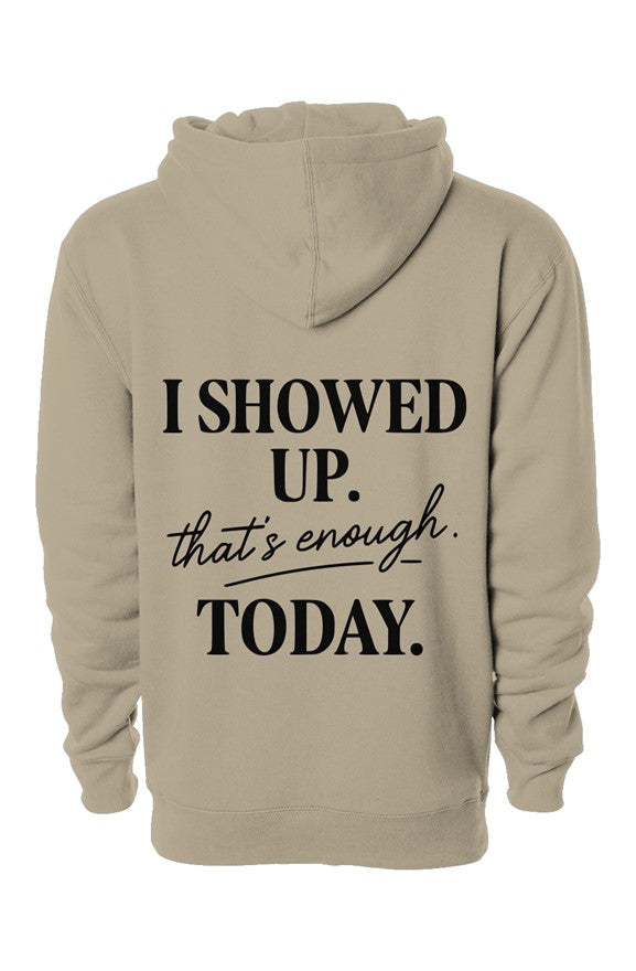 Not Today Club Hoodie – Luxury Heavyweight Embroidered Anxiety Relief Hoodie