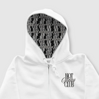 Not Today Club Premium Zip-Up Hoodie | Reverse Hood Detailing | Unisex Heavyweight